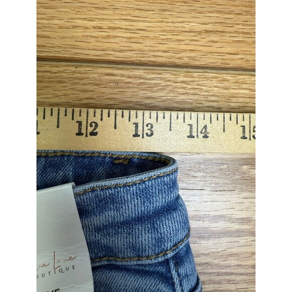 Lovervet High Rise Flare Jeans Size 27/5. Tummy Control Jeans. Vervet Medium - Picture 6 of 13